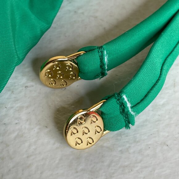 New Rio de Sol Green String Bikini Bottom Tambourine Ibiza for Size M / L - Picture 7 of 12